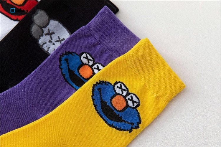 Vớ Cotton Hoạt Hình Vui Nhộn Dành Cho Nam Và Nữ