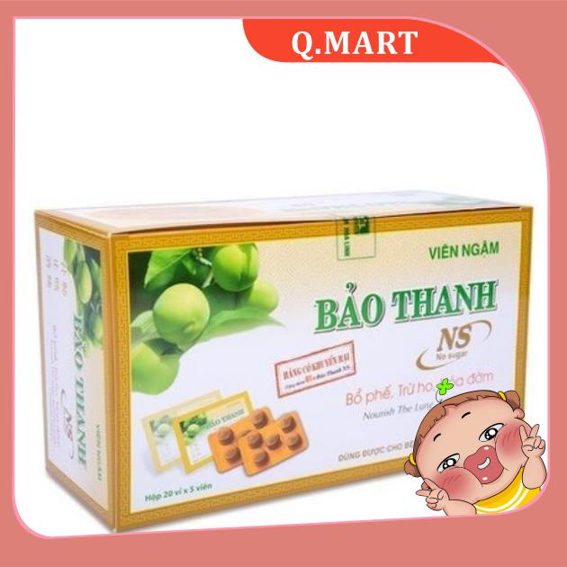 Kẹo ngậm Bảo Thanh có đường/Không đường(Vỉ 5 viên)