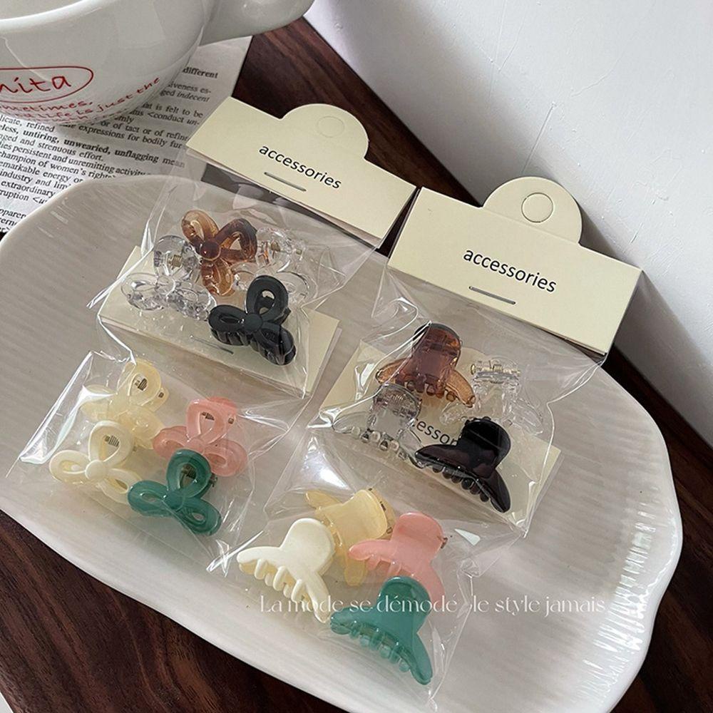 Kẹp Tóc Hình Nơ Nhỏ Đơn Giản Nhiều Màu Sắc Phong Cách Hàn Quốc Dành Cho Nữ