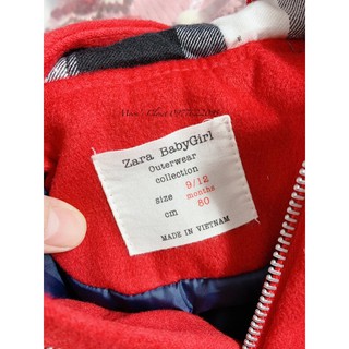 [THANH LÝ]- Áo khoác dạ size 9/12m-3/4y