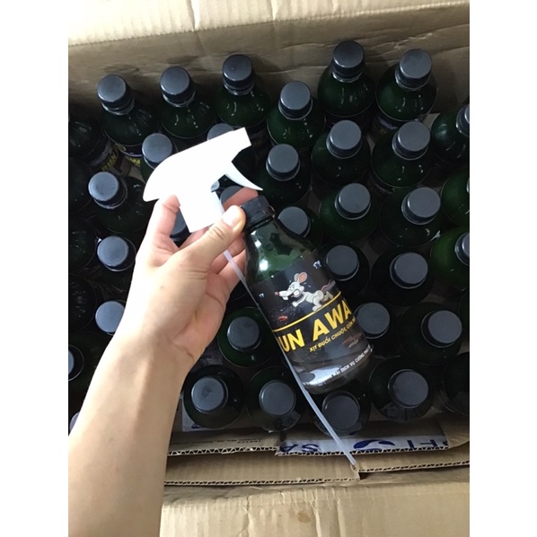 Xịt Đuổi Chuột Run Away - Thuốc Xịt Chuột Không Mùi, An Toàn - Xua Đuổi Chuột, Gián, Côn Trùng Hiệu Quả