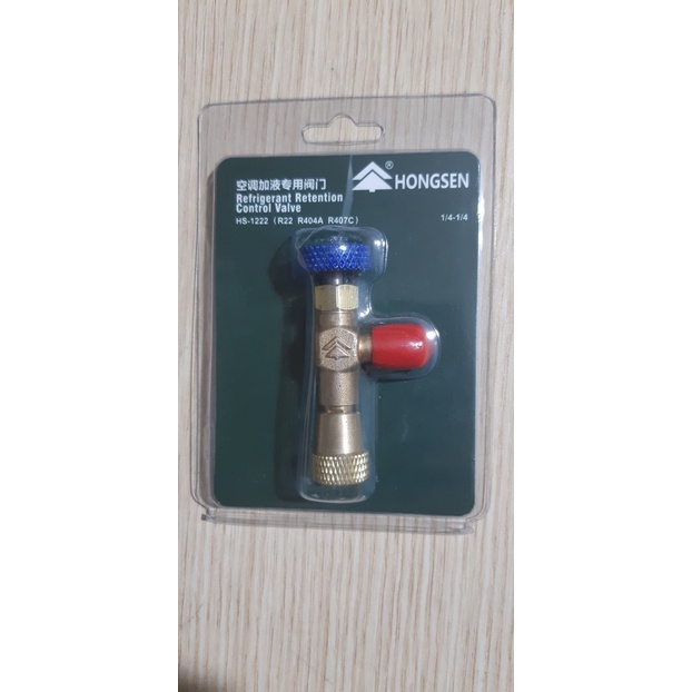 Van chống bỏng nạp gas điều hòa HONGSEN R410 - R32 - 22