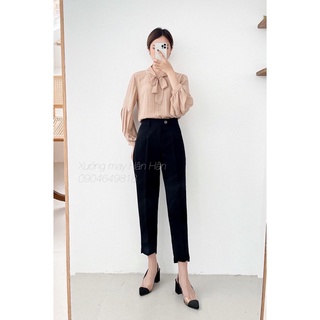 Quần baggy nữ công sở