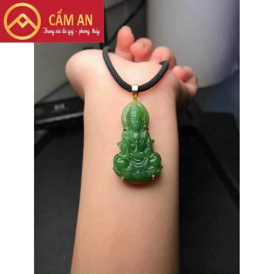 [chuẩn ảnh - hàng xịn] Phật Bà Quan Âm Ngoc Bích Xanh Cao Cấp PBQA01