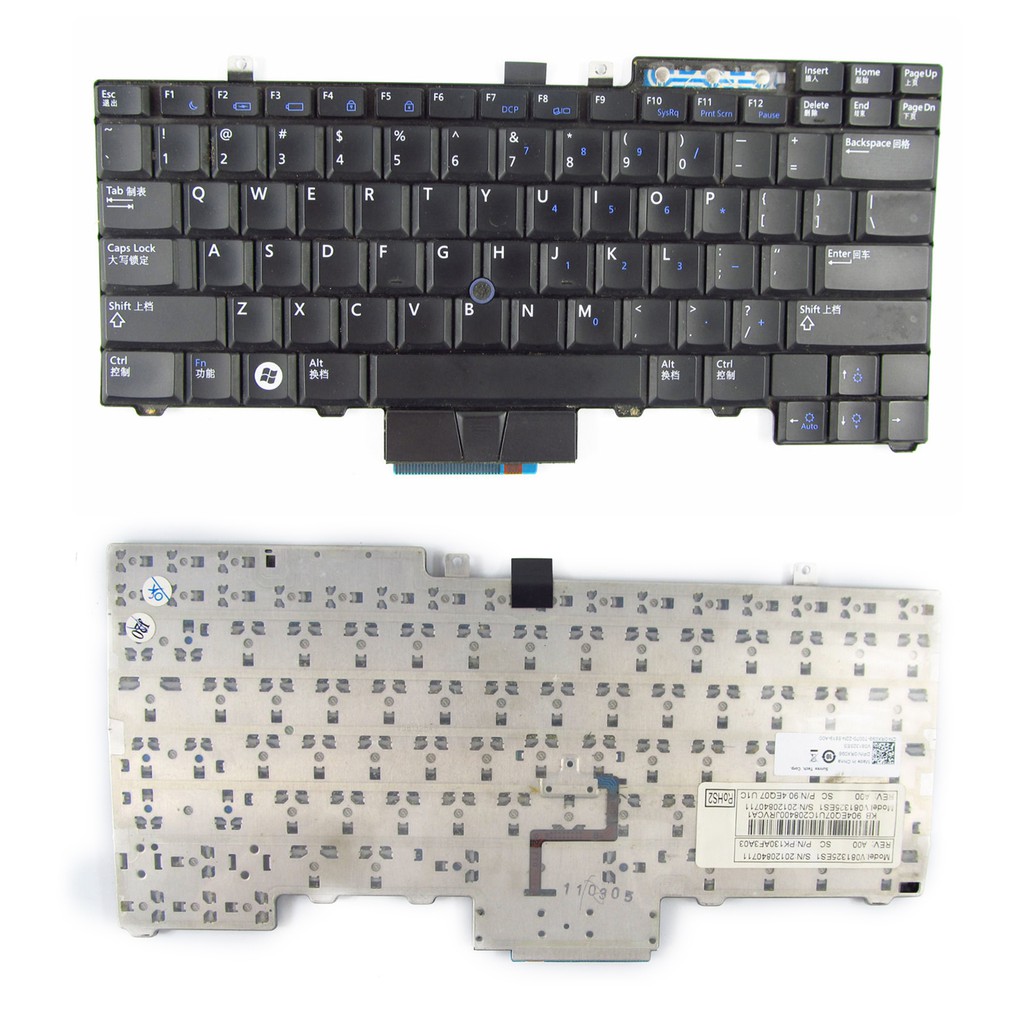 BÀN PHÍM Laptop Dell Latitude E6410, E6510, E6400, E6500 - BH ĐỔI MỚI 6 THÁNG - MÃ [AZTEKEYT3] GIẢM GIÁ BÀN PHÍM