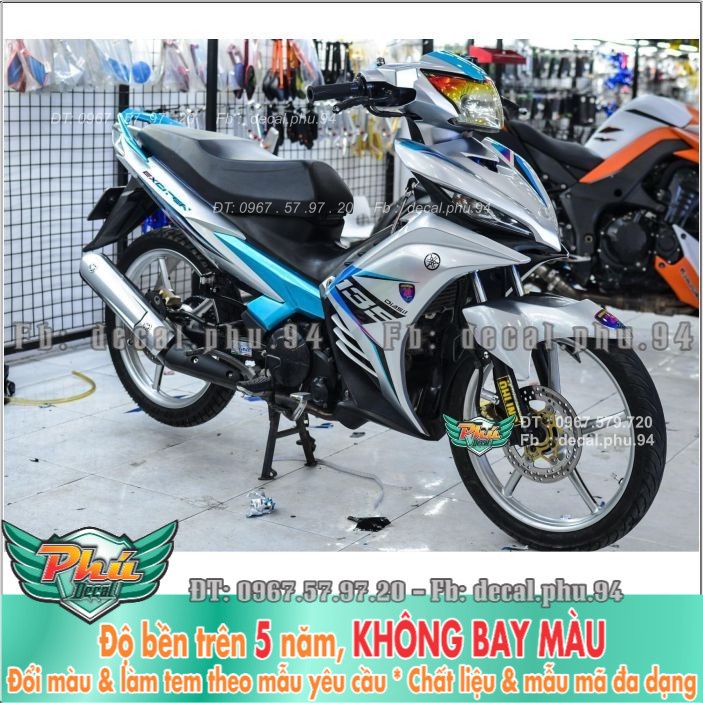 Tem rời Exciter 135 Bản kỉ niệm Candy (B) -1