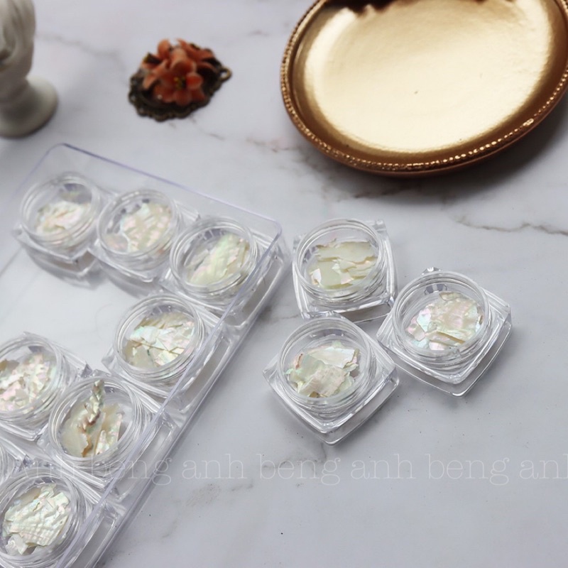 Xà cừ Nail trắng ngọc Trai ,Hot , ☄️FREESHIP☄️