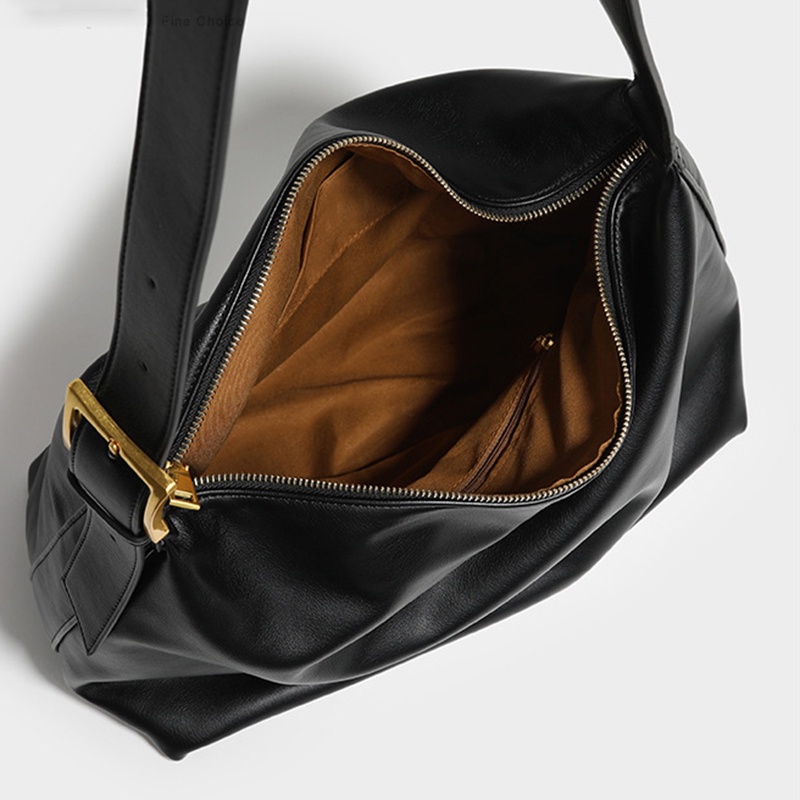 Túi Đeo Vai Cỡ Lớn Màu Nâu Đơn Giản Thời Trang Cho Nữ