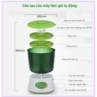 Máy Làm Giá Đỗ Tự Động