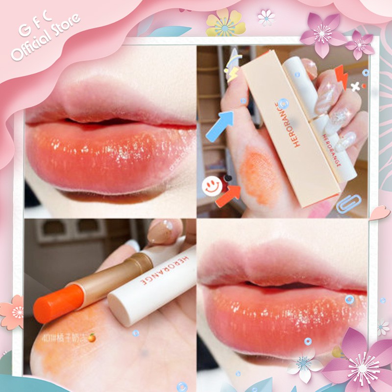 Son Dưỡng Môi Có Màu Herorange Vỏ Cam