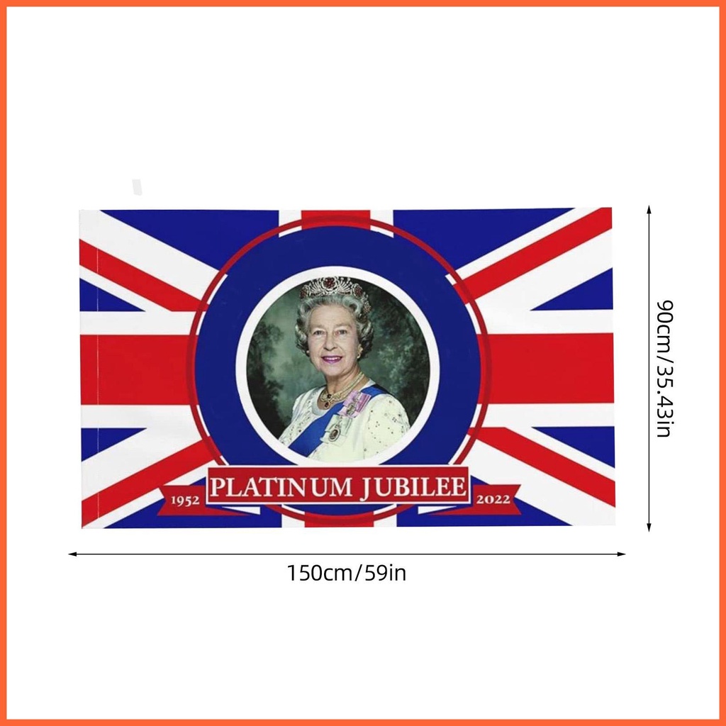 Cờ Bạch Kim Kỷ Niệm 70 Năm Của Queen Elizabeth 2022
