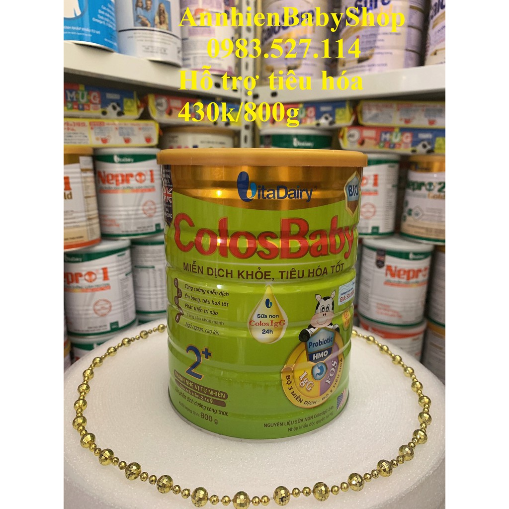 Sữa dinh dưỡngSữa colosbaby BIO số 0 1 2. Bảo vệ hệ tiêu hoá của trẻ.