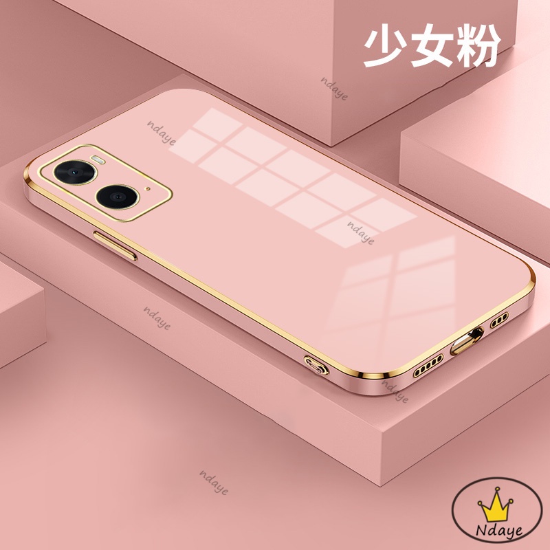 Ốp Lưng OPPO A76 A96 A74 A95 A55 Reno 7Z Ốp Điện Thoại Màu Trơn Hình Máy Ảnh Cho NDYZB