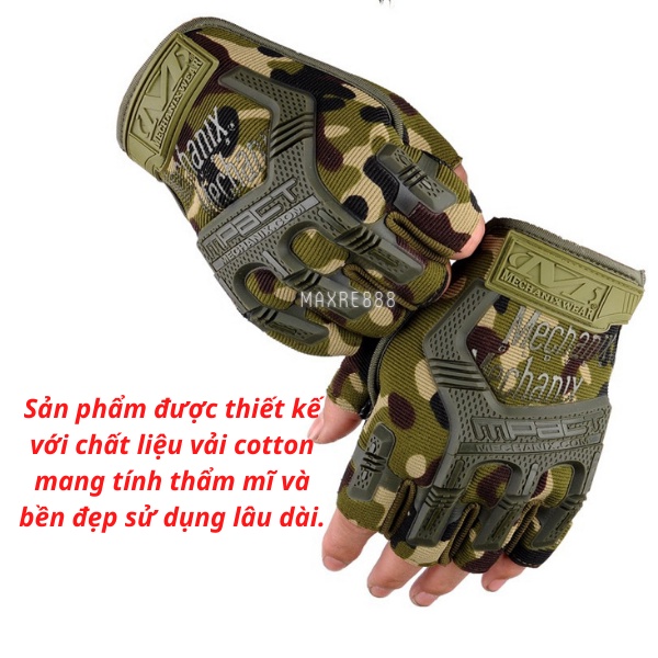 Găng tay tập gym, tập tạ, thể thao chuyên nghiệp Mechanix Mpact ( MP2 )