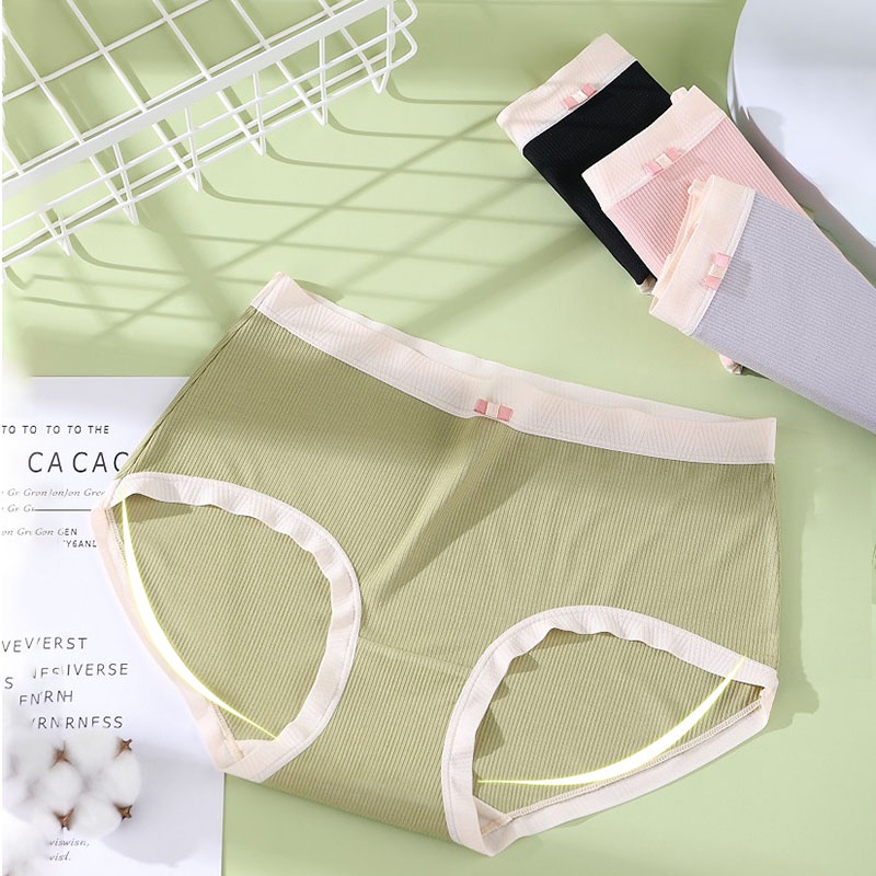 Quần lót zxyouping lưng cao không đường may thoáng khí có size lớn dành cho nữ