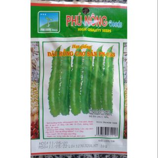 Hạt giống đậu rồng PN 10gr ,hsd: mới nhất.mua 2 gói giảm 2k .