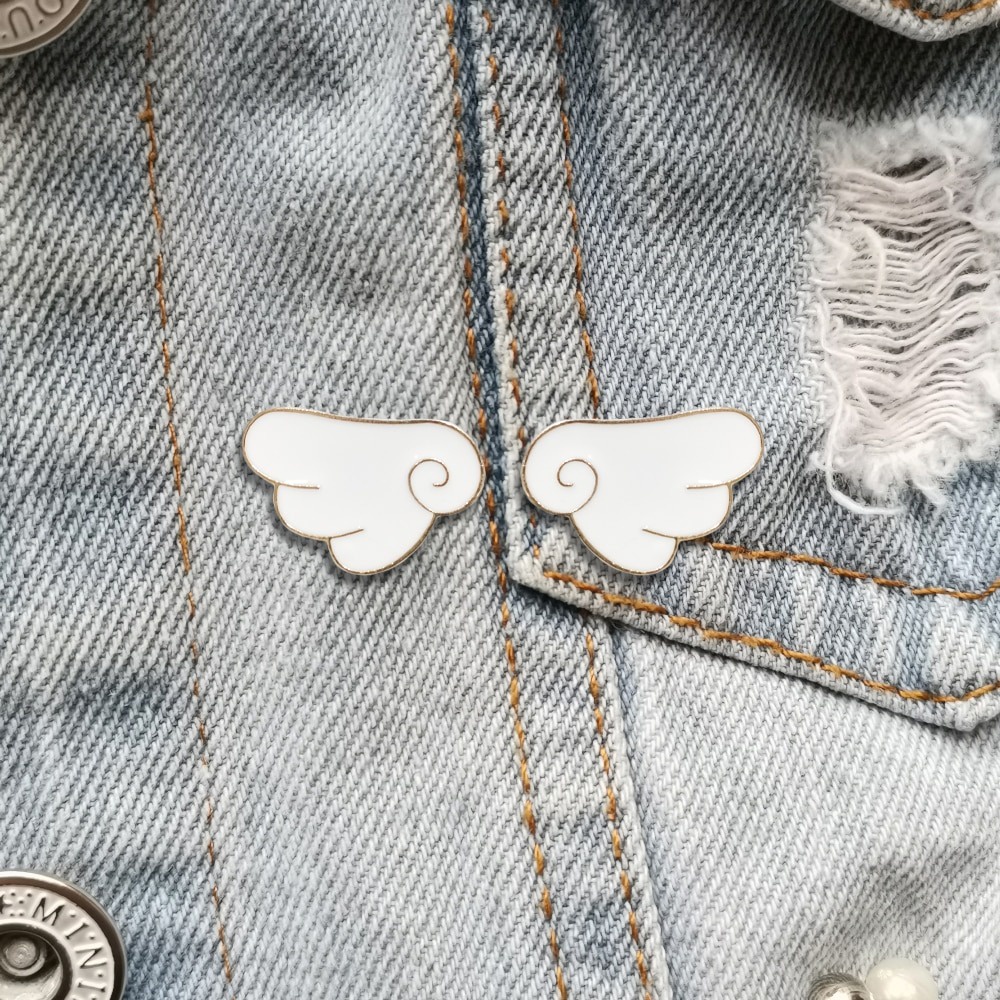 Pin cài áo đôi cánh thiên thần angel wings - GC119