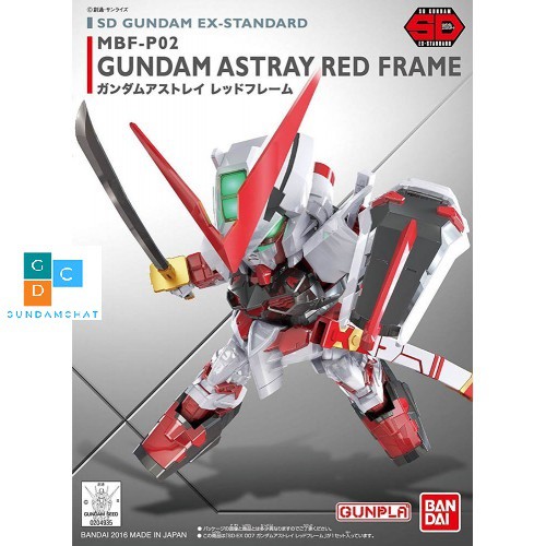 Mô hình Lắp Ráp SD BB Gundam Astray Red Frame Bandai - GDC 4573102579942 4573102656216