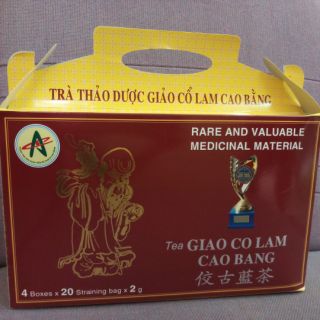Combor 4 hộp Giảo cổ lam Cao Bằng (túi lọc)