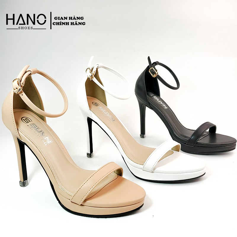 HANO - Sandal quai mảnh cao gót 9 phân đế đúp SD9941