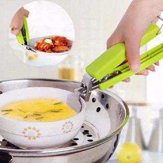 CÁN DÀI. KẸP GẮP TÔ CHÉN DĨA CHỐNG NÓNG CÁN CẦM BẰNG NHỰA. cb085