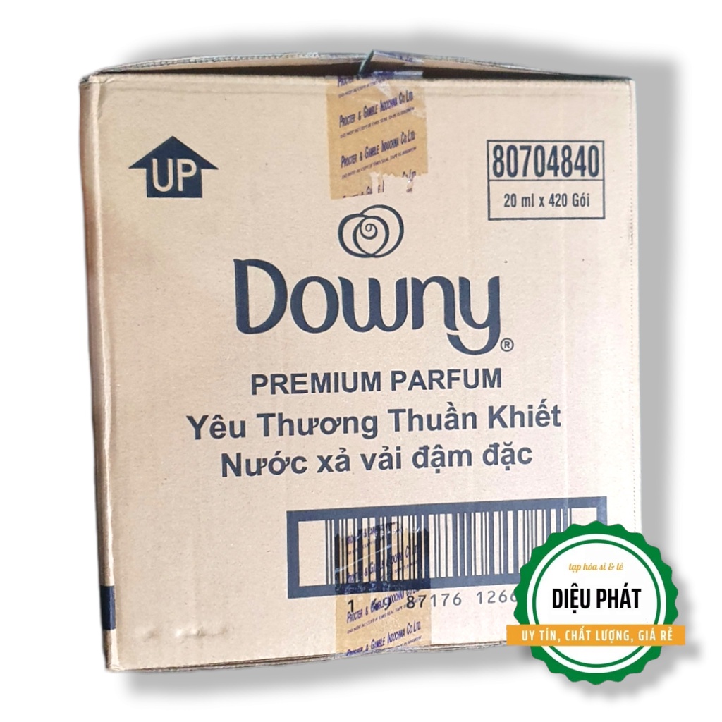 ⚡️  Nước Xả Vải Downy Tinh Dầu Thiên Nhiên Yêu Thương Thuần Khiết Dây 10 Gói 20ml