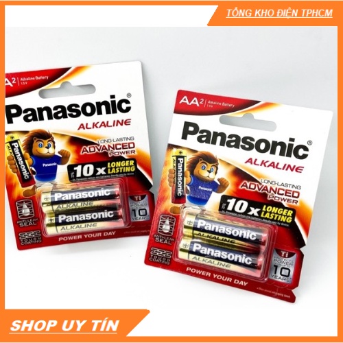 ⚡Combo 2⚡ viên Pin AAA(3A), AA(2A) Panasonic Alkaline- Chính Hãng