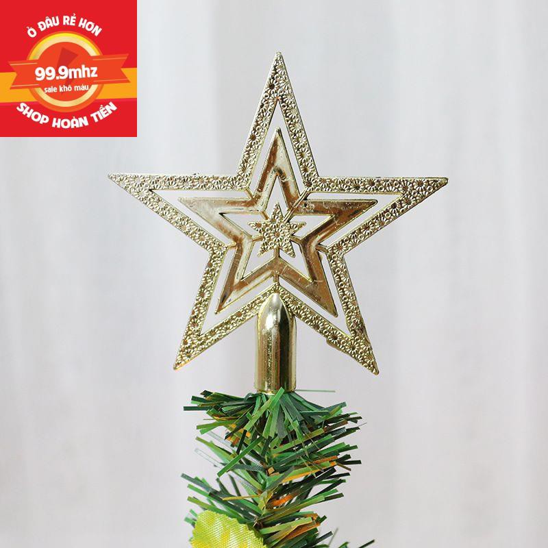 Cây Thông Noel Mini Trang Trí Giáng Sinh 60CM Đầy Đủ Phụ Kiện, Trang Trí Để Bàn, Phòng Khách, Kệ Tivi Rất Đẹp