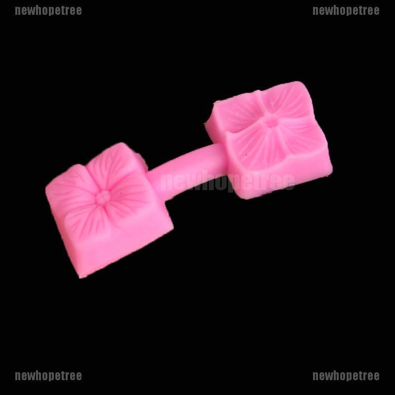 Khuôn Bánh silicone Hình Hoa Hồng 3D / Vuông Mới