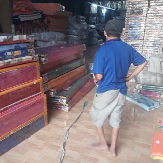Nệm bông ép (gòn ép) dày 10cm đủ size ( Giao Hoả tốc 1-2h)
