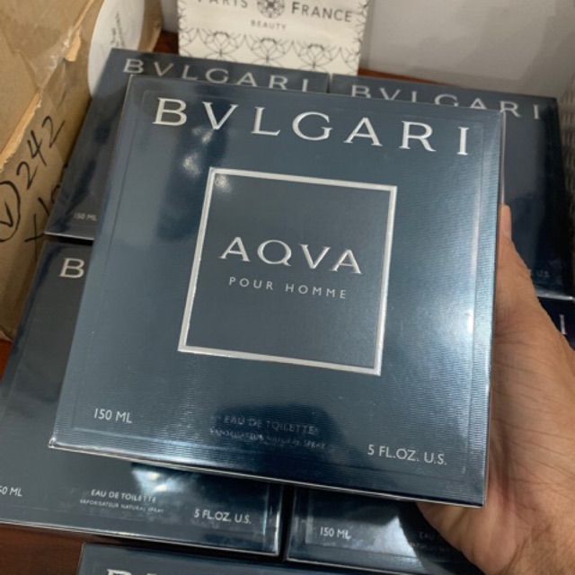 [Mã COSSALE27 giảm 80K đơn 1000K] Nước hoa bvlgari aqva pour homme 150ml full seal