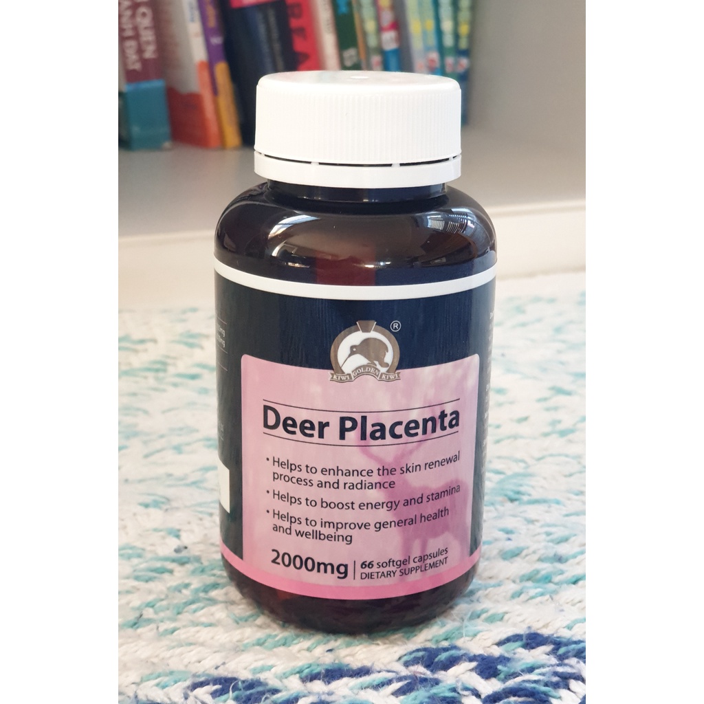 VIÊN NHAU THAI HƯƠU - KIWI GOLDEN KIWI - DEER PLACENTA 2000MG 66CAPS