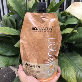 {Chính hãng} {Siêu rẻ} Hấp dầu Haneda Collagen phục hồi tóc hư tổn 500ml (mẫu mới) (2026)