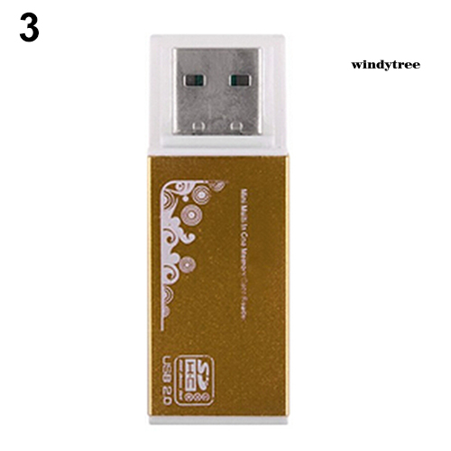 Đầu Đọc Thẻ Nhớ Usb 2.0 1 Cho Micro Sd Sdhc Tf M2 Mmc Ms Pro Duo | BigBuy360 - bigbuy360.vn