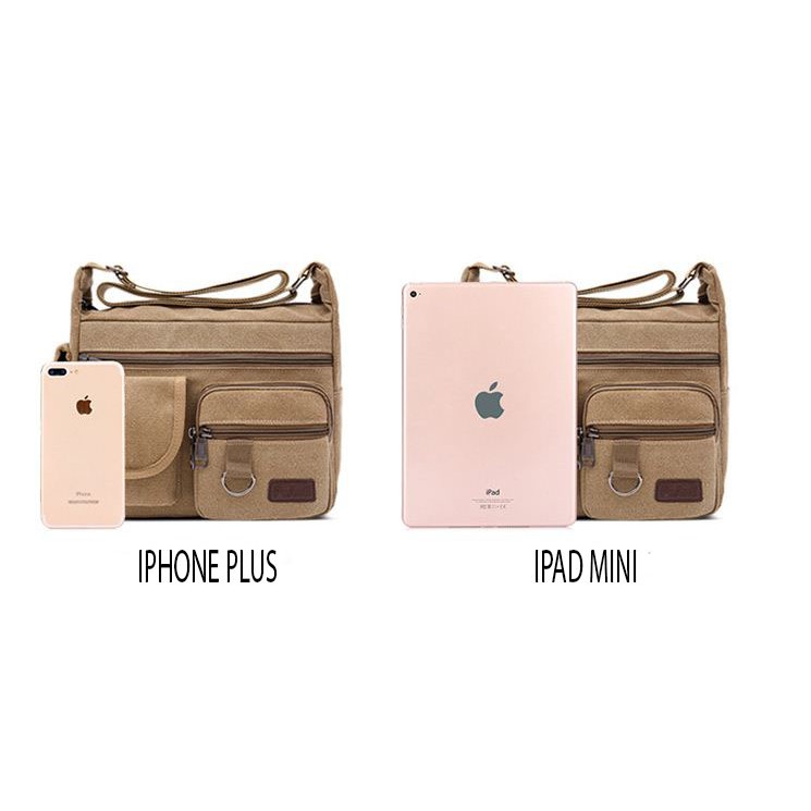 Túi đeo chéo nam vải bố thời trang Hàn Quốc , túi vải canvas thích hợp đi làm dạo phố - Trendmq store | BigBuy360 - bigbuy360.vn