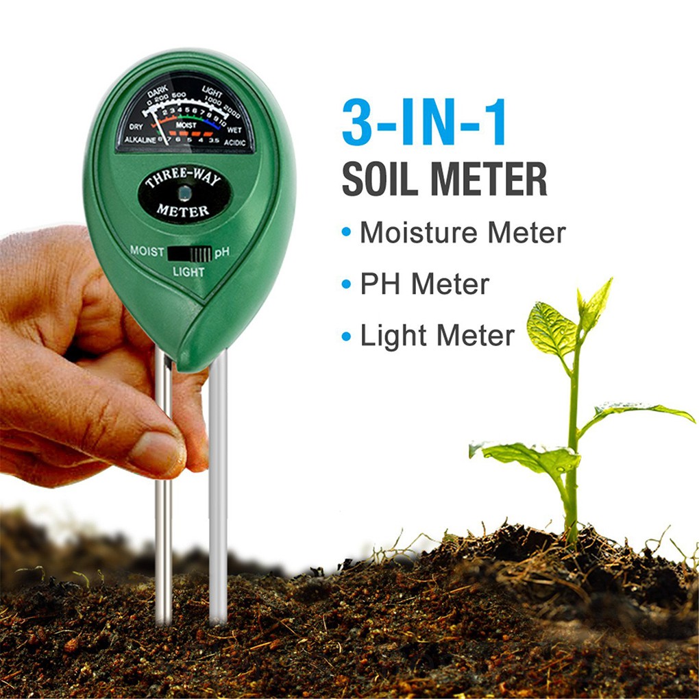 Máy đo độ pH 3 trong 1 đa năng tiện dụng cho cây trồng