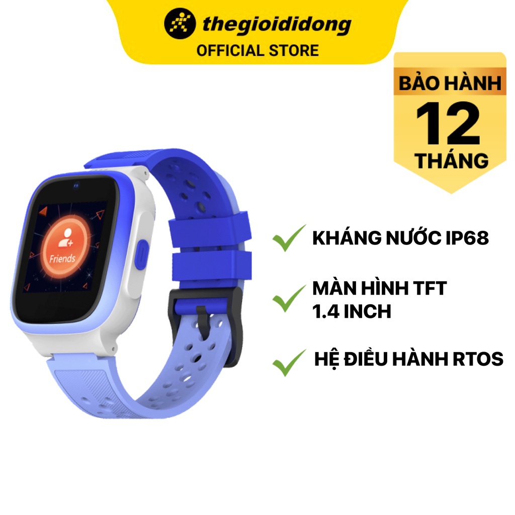 Đồng hồ thông minh trẻ em Masstel Smart Hero 4G kháng nước IP68 - Chính hãng