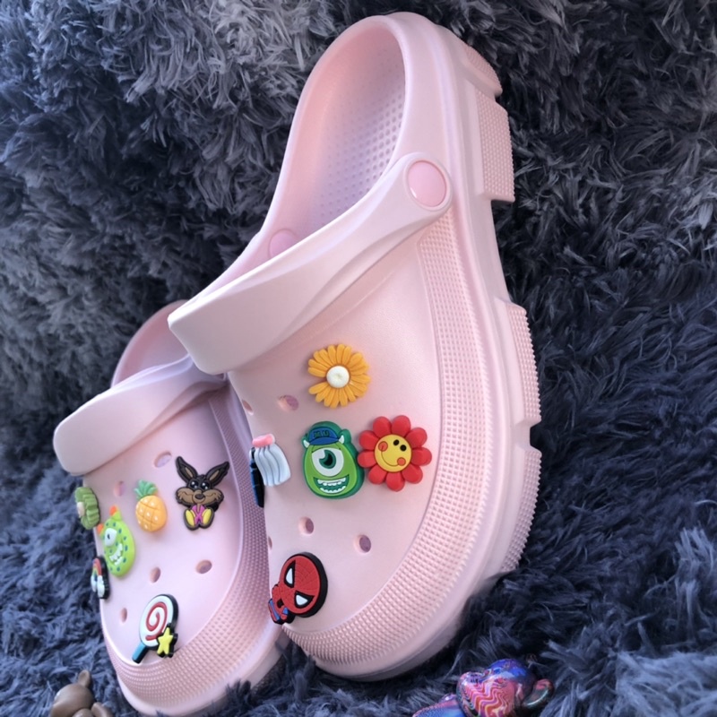 [Hàng suất] Dép sục crocs -Sandal crocs + Tặng kèm bộ sticker 12-14 món siêu đẹp