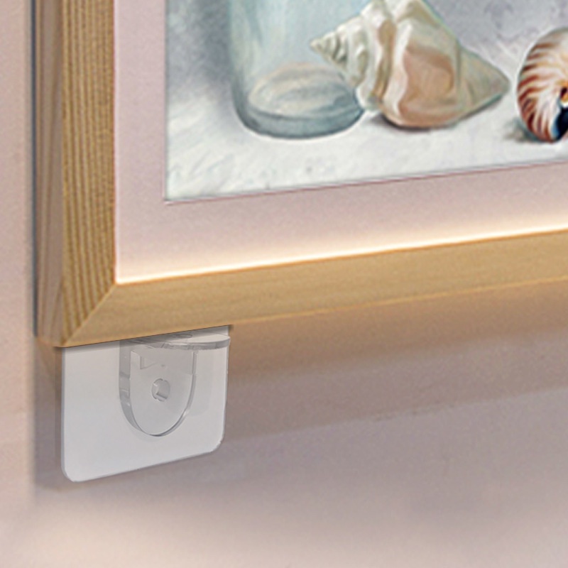 Giá Đỡ Kệ Tam Giác Không Đục Lỗ Dạng Móc Dán Hỗ Trợ Không Đục Lỗ Tủ quần áo, Tủ bếp Lắp đặt Nhanh chóng