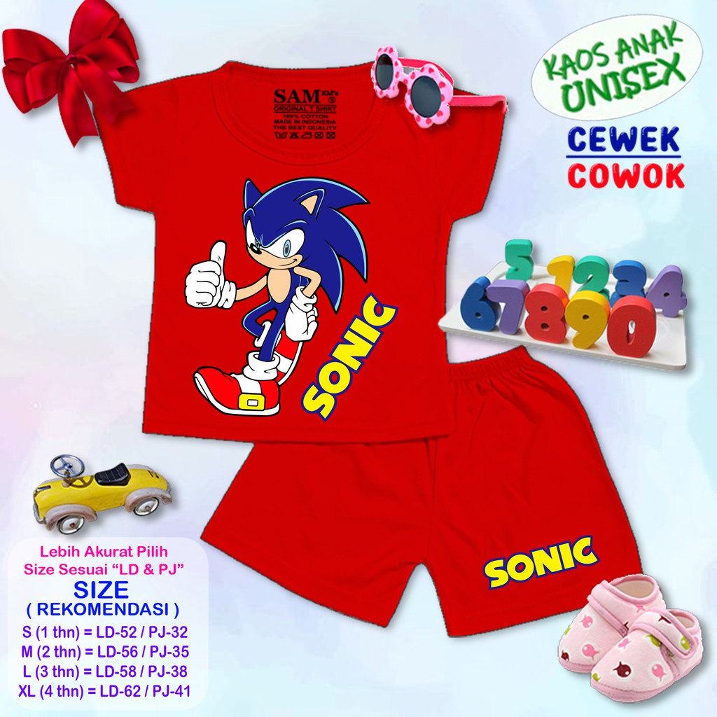 Mô Hình Đồ Chơi Nhân Vật Hoạt Hình Sonic (0-4 Tuổi)
