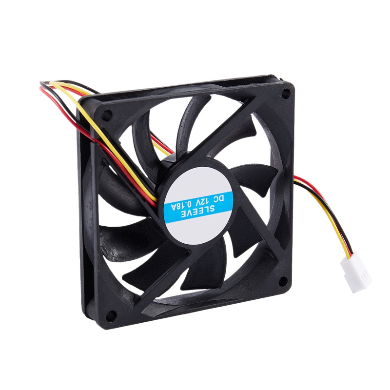 Quạt TảN NhiệT CPU 12V 3 Pin Cho PC 80x80x15mm