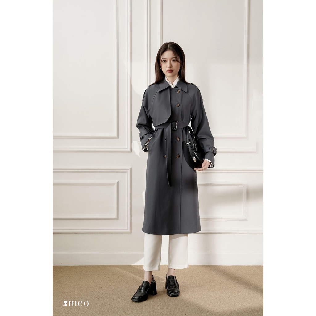 Áo khoác Trenchcoat dáng dài Novia [ Méo shop]