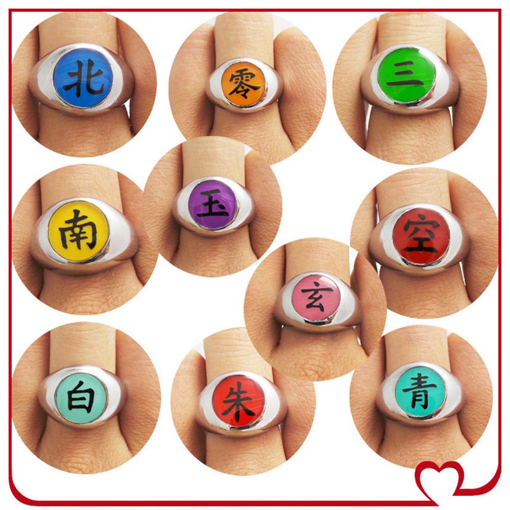 Nhẫn Anime Nhật Bản Akatsuki Itachi Pain Orojimaru DIY Cho Nam