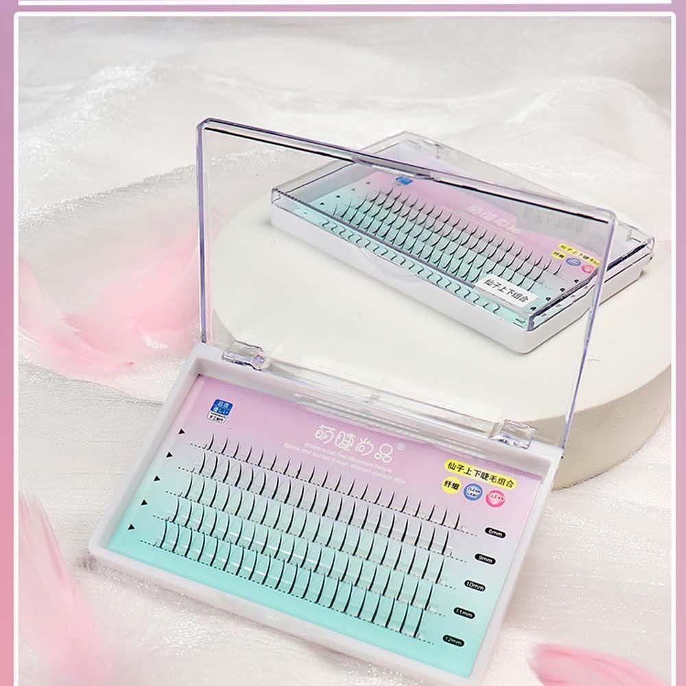 FALLFORBEAUTY Fairy Eyelashes DIY Long Lasting Segmented Soft Fiber Mixed Model C Curl Home Eyelash Extension Tool