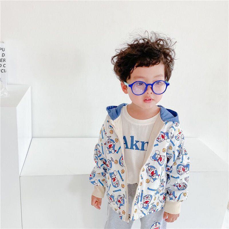Áo Khoác Gió Doraemon 2 Mặt Siêu Đẹp MD1562 Cho Bé Trai, Bé Gái 2-7 tuổi - Jumping Beans Official Store