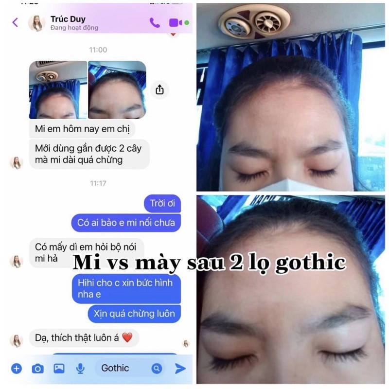 Dưỡng mi Gothic kích thích mi mọc dày và dài hơn