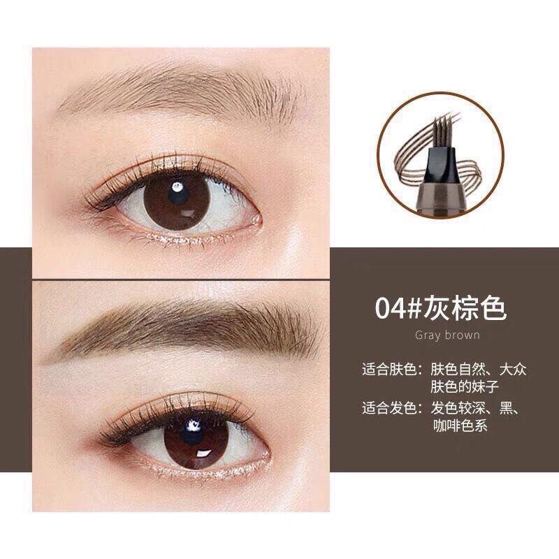 Bút kẻ sợi lông mày tiện dụng rõ sợi Qiqishop