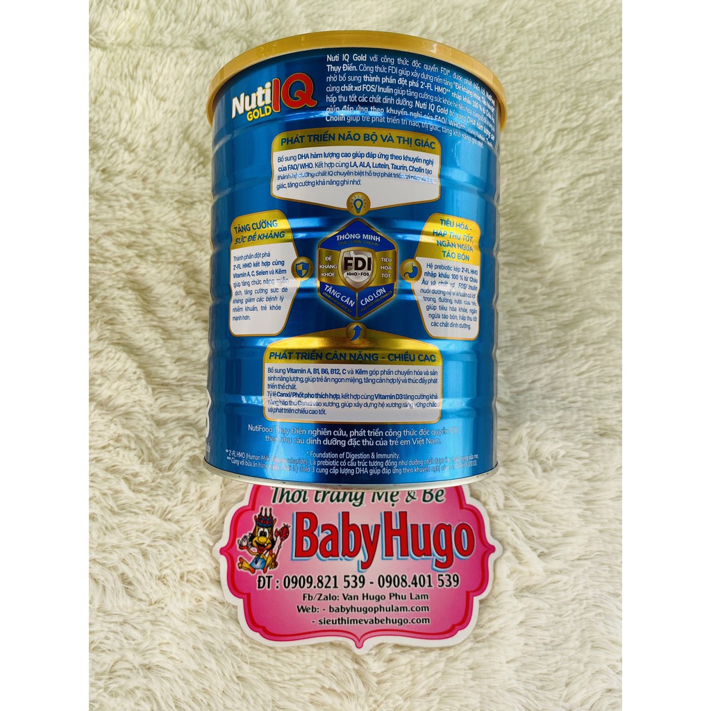 Sữa Bột Nutifood Nuti IQ gold 3 Hộp 1.5kg