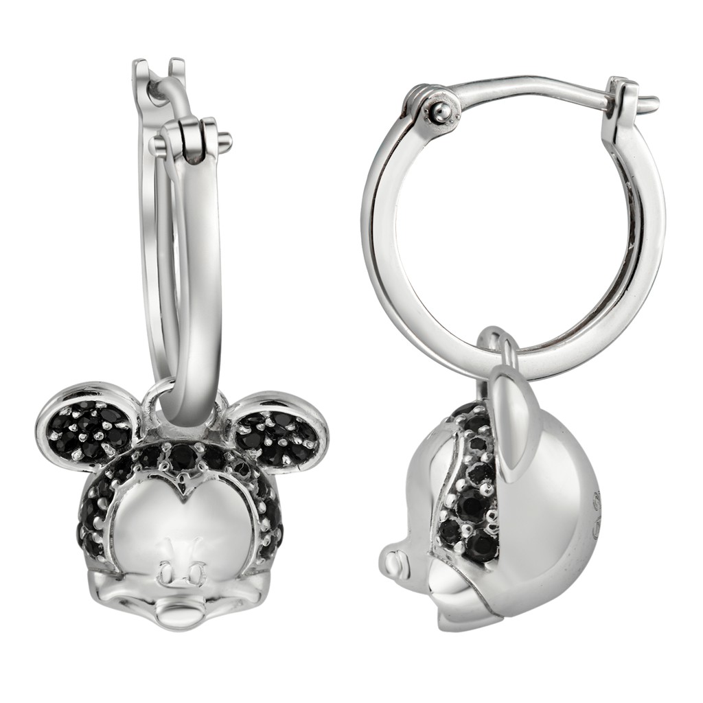 Bông tai trẻ em Bạc đính đá Sythentic Disney|PNJ ZTZTW000005