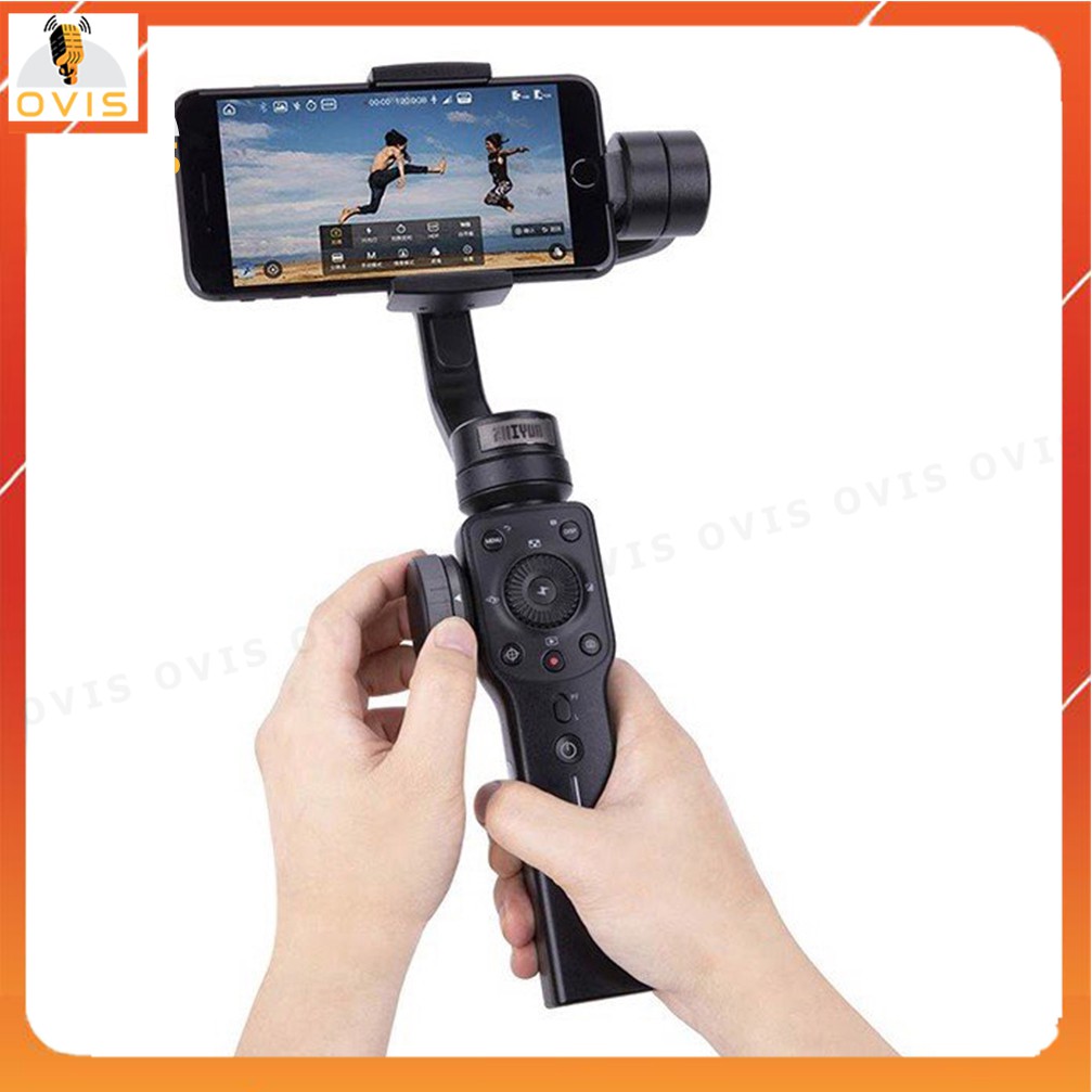 [BH 1 ĐỔI 1] Tay Cầm Chống Rung (Gimbal) Zhiyun Smooth 4 Cho Điện Thoại, Tự Động Lấy Nét, Theo Dõi Chuyển Động | BigBuy360 - bigbuy360.vn